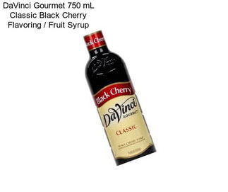 DaVinci Gourmet 750 mL Classic Black Cherry Flavoring / Fruit Syrup