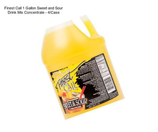 Finest Call 1 Gallon Sweet and Sour Drink Mix Concentrate - 4/Case