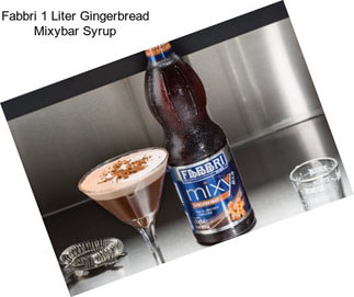 Fabbri 1 Liter Gingerbread Mixybar Syrup