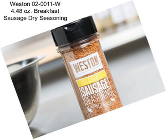 Weston 02-0011-W 4.48 oz. Breakfast Sausage Dry Seasoning