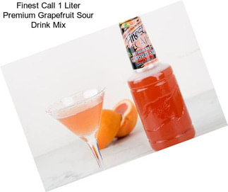 Finest Call 1 Liter Premium Grapefruit Sour Drink Mix