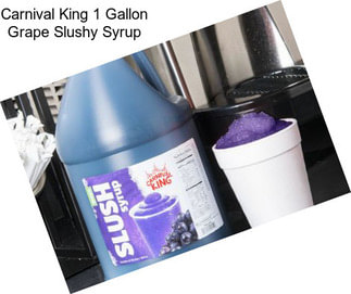 Carnival King 1 Gallon Grape Slushy Syrup