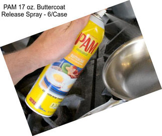 PAM 17 oz. Buttercoat Release Spray - 6/Case