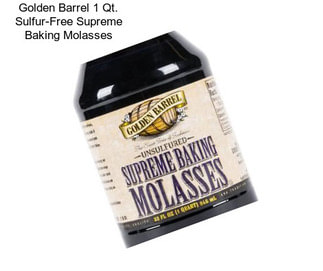 Golden Barrel 1 Qt. Sulfur-Free Supreme Baking Molasses