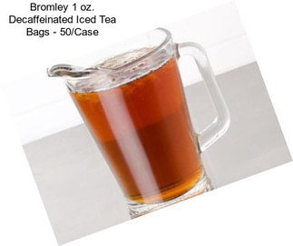Bromley 1 oz. Decaffeinated Iced Tea Bags - 50/Case