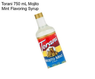 Torani 750 mL Mojito Mint Flavoring Syrup