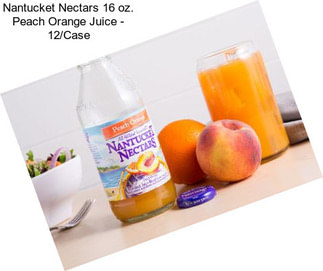 Nantucket Nectars 16 oz. Peach Orange Juice - 12/Case