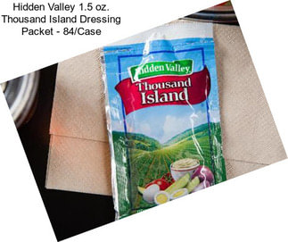 Hidden Valley 1.5 oz. Thousand Island Dressing Packet - 84/Case