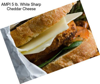 AMPI 5 lb. White Sharp Cheddar Cheese