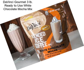 DaVinci Gourmet 3 lb. Ready to Use White Chocolate Mocha Mix