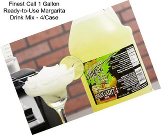 Finest Call 1 Gallon Ready-to-Use Margarita Drink Mix - 4/Case