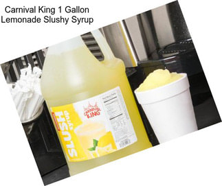 Carnival King 1 Gallon Lemonade Slushy Syrup