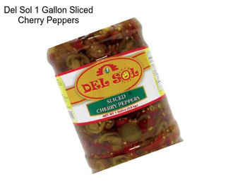Del Sol 1 Gallon Sliced Cherry Peppers