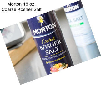 Morton 16 oz. Coarse Kosher Salt