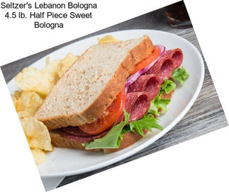 Seltzer\'s Lebanon Bologna 4.5 lb. Half Piece Sweet Bologna