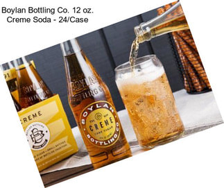Boylan Bottling Co. 12 oz. Creme Soda - 24/Case
