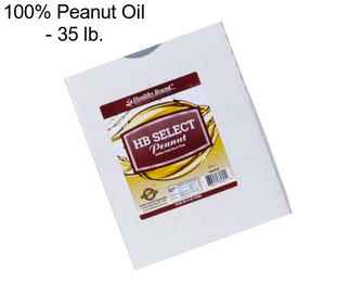 100% Peanut Oil - 35 lb.