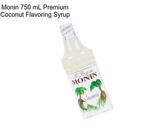 Monin 750 mL Premium Coconut Flavoring Syrup