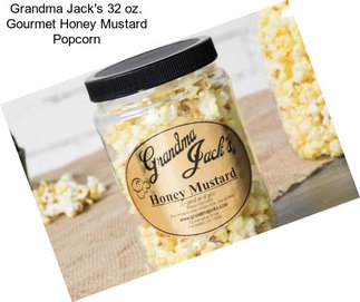 Grandma Jack\'s 32 oz. Gourmet Honey Mustard Popcorn