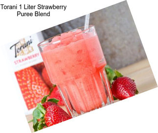 Torani 1 Liter Strawberry Puree Blend