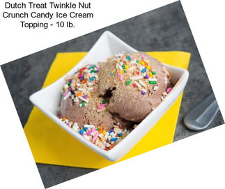 Dutch Treat Twinkle Nut Crunch Candy Ice Cream Topping - 10 lb.