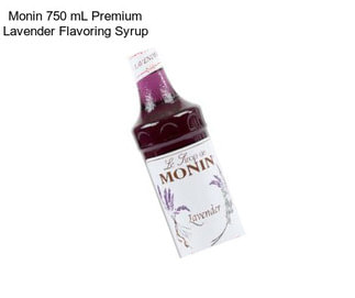 Monin 750 mL Premium Lavender Flavoring Syrup