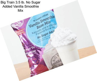 Big Train 3.5 lb. No Sugar Added Vanilla Smoothie Mix