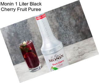 Monin 1 Liter Black Cherry Fruit Puree