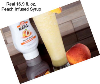 Real 16.9 fl. oz. Peach Infused Syrup