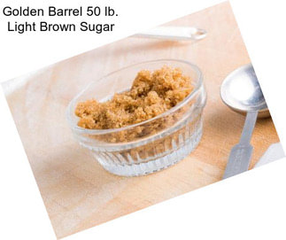 Golden Barrel 50 lb. Light Brown Sugar