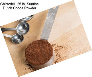 Ghirardelli 25 lb. Sunrise Dutch Cocoa Powder