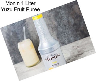 Monin 1 Liter Yuzu Fruit Puree