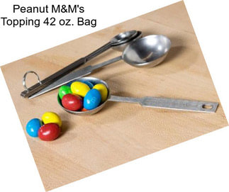Peanut M&M\'s Topping 42 oz. Bag