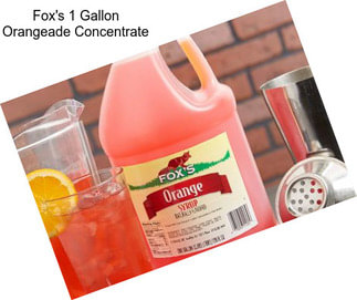 Fox\'s 1 Gallon Orangeade Concentrate