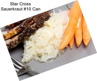 Star Cross Sauerkraut #10 Can