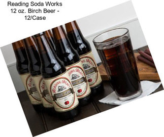 Reading Soda Works 12 oz. Birch Beer - 12/Case