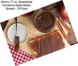 Kime\'s 17 oz. Sweetened Cinnamon Apple Butter Spread - 12/Case