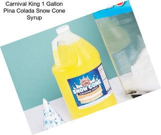 Carnival King 1 Gallon Pina Colada Snow Cone Syrup