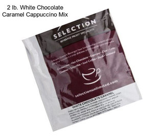 2 lb. White Chocolate Caramel Cappuccino Mix