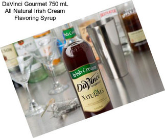 DaVinci Gourmet 750 mL All Natural Irish Cream Flavoring Syrup