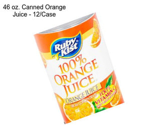 46 oz. Canned Orange Juice - 12/Case