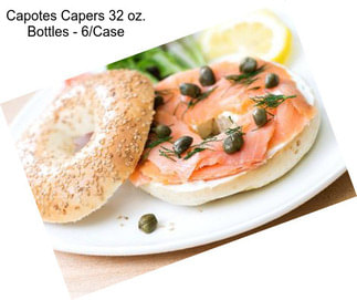 Capotes Capers 32 oz. Bottles - 6/Case