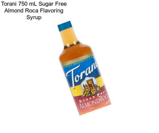 Torani 750 mL Sugar Free Almond Roca Flavoring Syrup