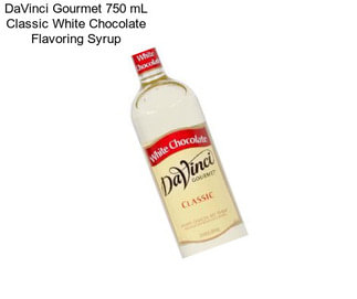 DaVinci Gourmet 750 mL Classic White Chocolate Flavoring Syrup