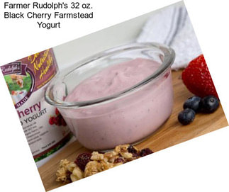 Farmer Rudolph\'s 32 oz. Black Cherry Farmstead Yogurt