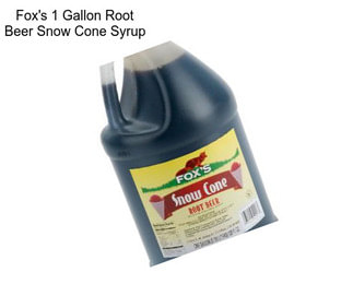 Fox\'s 1 Gallon Root Beer Snow Cone Syrup