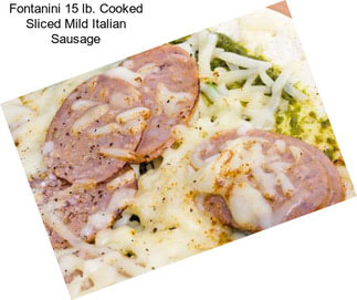 Fontanini 15 lb. Cooked Sliced Mild Italian Sausage