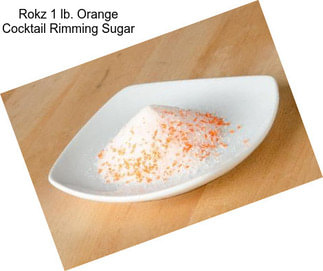 Rokz 1 lb. Orange Cocktail Rimming Sugar