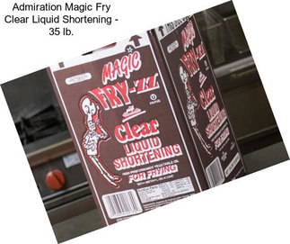 Admiration Magic Fry Clear Liquid Shortening - 35 lb.