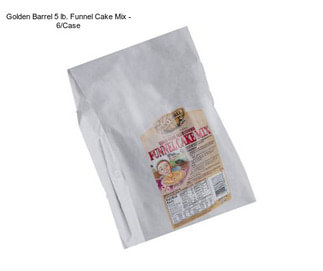 Golden Barrel 5 lb. Funnel Cake Mix - 6/Case